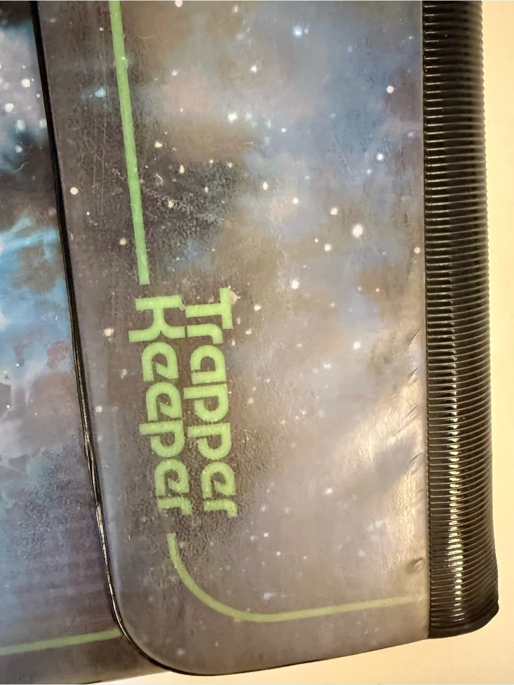 Vintage Trapper Keeper Space Graphic Binder - Blue & Green